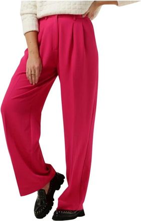 Envii Roze Enline Pants - Dames - Wijde Broeken - Roze - XS - Broeken