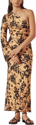 Shona Joy Solare One Shoulder Midi Dress