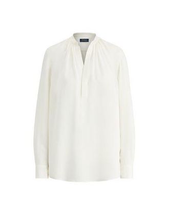 Ralph Lauren SILK-BLEND BLOUSE