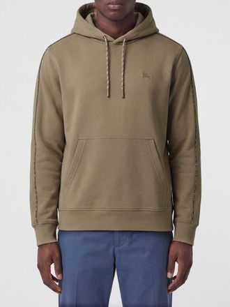 Burberry Felpa con cappuccio in cotone con logo EKD ricamato tono su tono