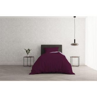Italian Bed Linen Italian Bed Linen - Copripiumino Natural Color, Cotone, Prugna/Lilla, Singolo