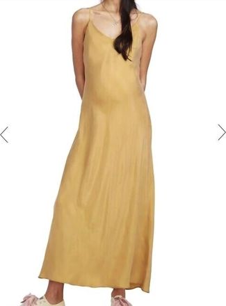 Hatch Ricky Slip Maternity Dress In Marigold