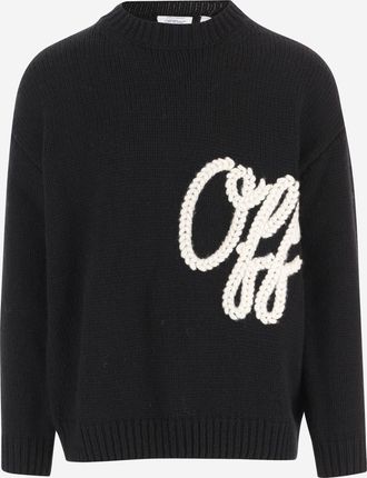 Off-white Black Script Knitted Sweater