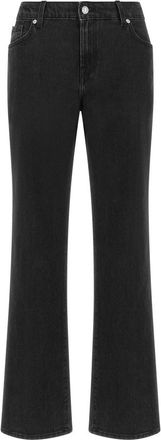 7 For All Mankind Mujer, Vaqueros, Negro, Talla: W28