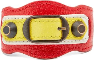 Balenciaga Bracciale con borchie - Rosso
