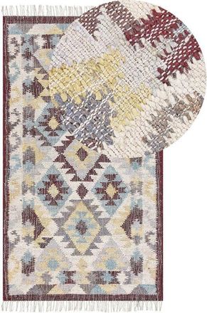 Beliani Rug FENER Multicolour 80 x 150 cm Jute
