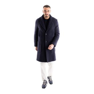 Paolo Pecora Uomo, Cappotti, Blu, M, new