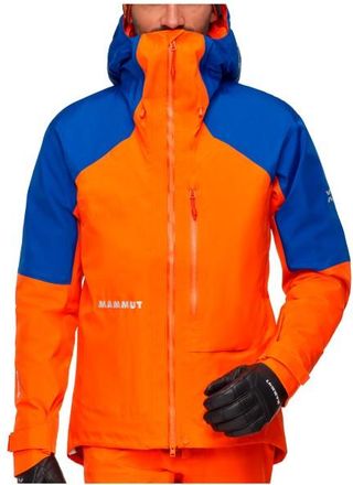 Mammut Eiger Nordwand Advanced Hardshell Hooded Jacket Regenjacke für Herren | orange