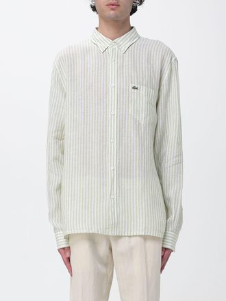 Lacoste Camicia in lino a righe
