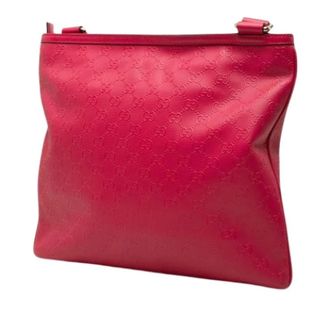 Gucci Pre-owned Canvas Crossbody Bag - Dames - Pre-owned - Roze - Maat: ONE Size Leer