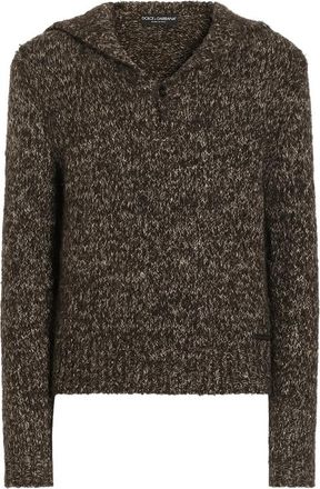 Dolce & Gabbana Alpaca Blend Polo Shirt