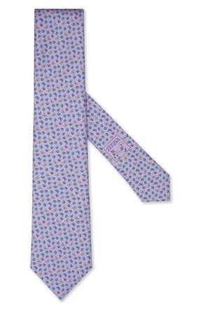 Ermenegildo Zegna Mulberry Silk Tie in Teal at Nordstrom