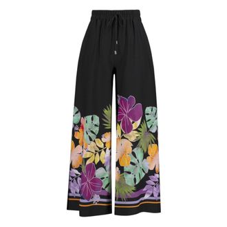 Joseph Ribkoff Wijde broek - Dames - Wijde Broeken - Veelkleurig - M - Polyester - Broeken