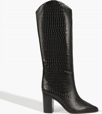 Schutz Womens Maryana Block Heel Boot In Black