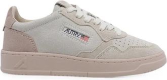 Autry Medalist Low - Dames - Sneakers - Roze - 40 EU - Katoen - Schoenen