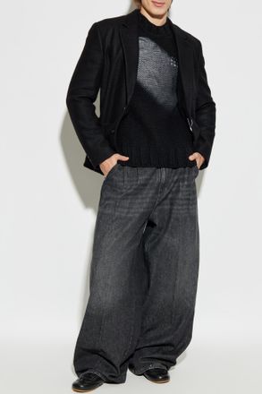 Maison Margiela Wide-leg Jeans, Mens, Black