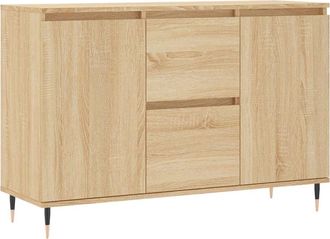 vidaXL Vidaxl - Aparador De Madera De Ingenier&iacute;a Roble Sonoma 101,5x35x70 Cm