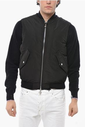 Dsquared2 Bomber Fit Padded ICON Waistcoat with Refractive Detail size 46