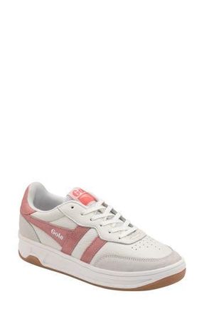 Gola Topspin Sneaker in White/Dusty Rose/Coral Pink at Nordstrom Rack, Size 10