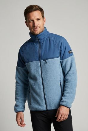 Icepeak Fleecejacke ICEPEAK MANTON, Herren, Gr. L, light blau, Obermaterial: 100% Polyester, Jacken Fleecejacke, f&uuml;r Erwachsene, sportlicher Stil, mit Reissve