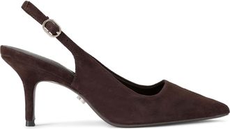 Carvela Womens Suede Spirited Heels - Brown - Size UK 7