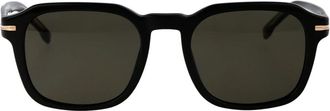 HUGO BOSS 1627/S Zonnebril - Heren - Zonnebrillen - Zwart - 51 MM - Accessoires