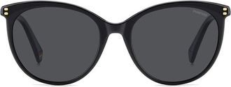 Polaroid PLD 6231/S Polarized 807/M9 Womens Sunglasses Black Size 55