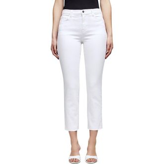 L'agence Sada Ankle Slim Jeans in Blanc at Nordstrom, Size 24