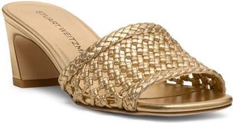 Stuart Weitzman Marina Slide 50 in Golden at Nordstrom, Size 7.5