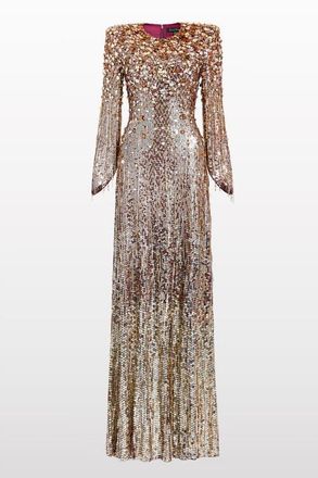 Jenny Packham Phara Dress in Cardinal at Nordstrom, Size 10 Uk