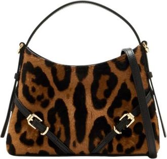 Givenchy Leopard Print Nano Voyou Shoulder Bag