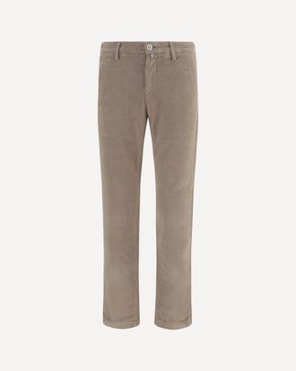 Jacob Cohen Pantaloni chino Bobby slim in gabardina stretch di cotone Man 36