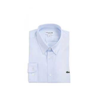 Lacoste Klassieke Overhemd - Heren - Zakelijke Overhemden - Blauw - XL - Overhemden