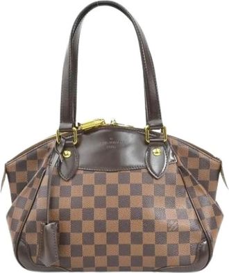 Louis Vuitton Pre-owned Vintage Handtas - Dames - Vintage Handtas - Bruin - ONE Size - Vintage