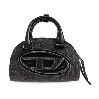 Diesel Handbags, female, Gray, Size: ONE SIZE 2.0 1DR Dome Handbag