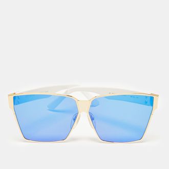 Aigner Irresistor Kubrik White/multicolor Mirror Irresistor Square Sunglasses