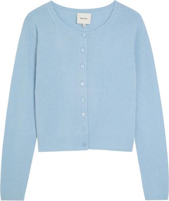 Reformation Clara Cashmere Cardigan - Light Blue - S (UK8-10 / S)