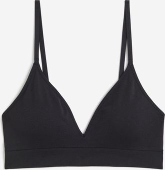 H&M Gepolsterter Soft-BH Seamless - Schwarz