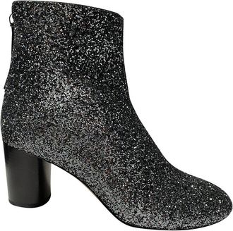 Isabel Marant Womens Ritza Glitter-Coated Bootie (Authentic Pre-Loved)