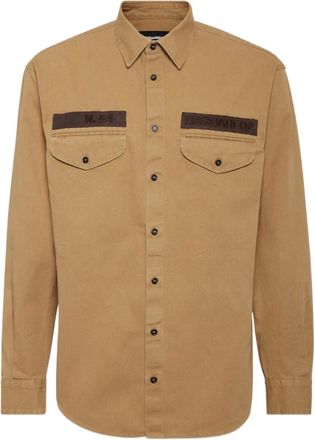 Dsquared2 Camicia stile militare - Toni neutri