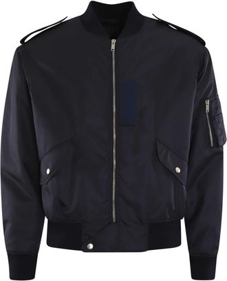 Givenchy Bomberjack - Heren - Bomber jackets - Blauw - XL - Nylon - Jassen