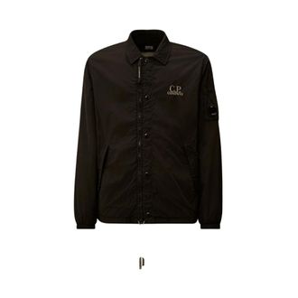 C.P. Company Light Jackets, male, Black, Size: M Light Jackets
