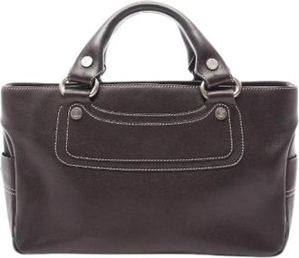 Celine Pre-owned Boogie Leren Handtas - Dames - Vintage Handtas - Bruin - ONE Size - Leer - Vintage