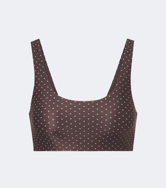 The Upside Poet Harlow printed sports bra