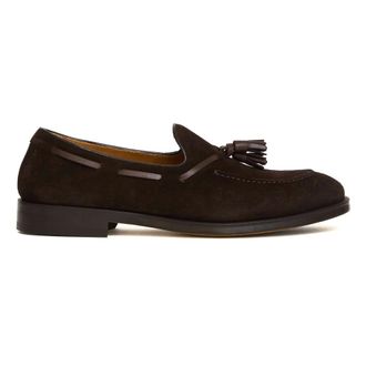 Doucal's Loafers, male, Brown, Size: 7 1/2 US Mocassino con nappine