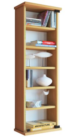 ebuy24 Estante De Pared Dvd Cd De Madera Vcm Estante Colgante Con Puerta De Vidrio De Seguridad Esg Espacio Para 150 Cd O 65 Dvd O 36 V&iacute;deos Dimensiones: 92 