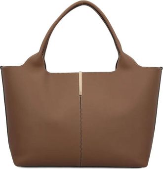 Tod's Brown Leather Medium Tote