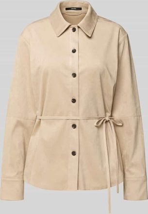 someday Bluse mit Bindeg&uuml;rtel Modell Zyla in Beige, Gr&ouml;&szlig;e 36