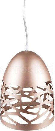 Trade Shop Trade Shop Traesio - Lampadario Pendente a Sospensione Colore Oro Champagne Stile Elegante Vt-7200