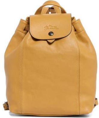 Longchamp Le Pliage Leather Backpack in Honey at Nordstrom Rack